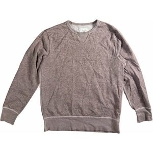 Gap Medium Crewneck Sweatshirt Brown Heather Pullover Casual Basic